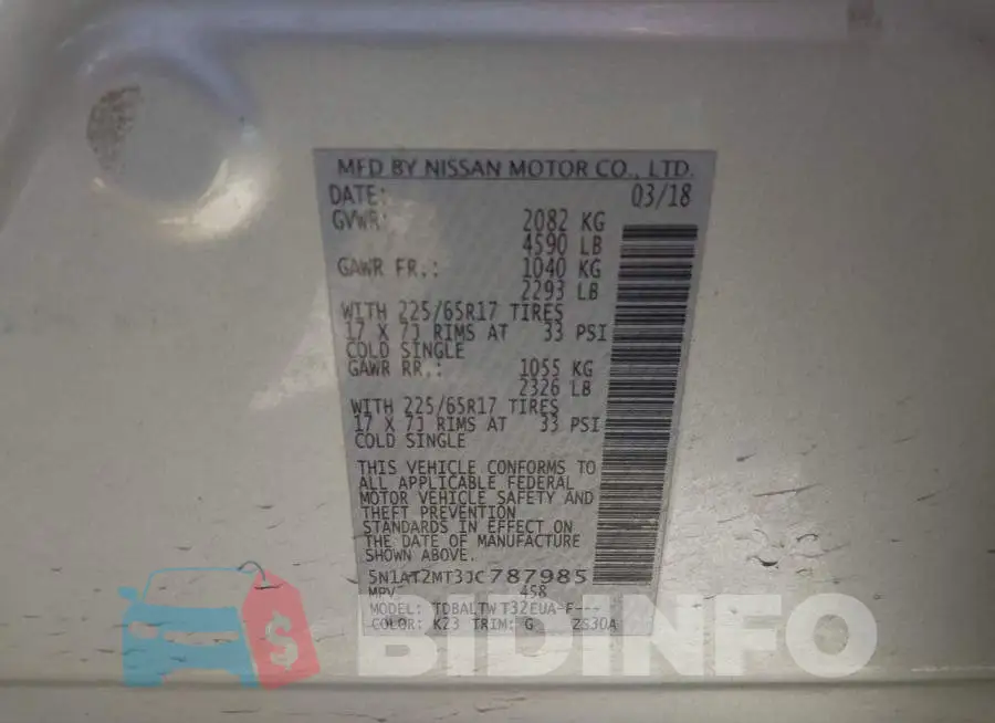 5N1AT2MT3JC787985 Photo# 9