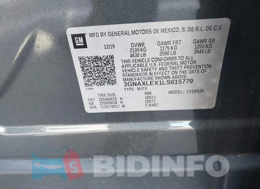 3GNAXLEX1LS615779 Photo# 9