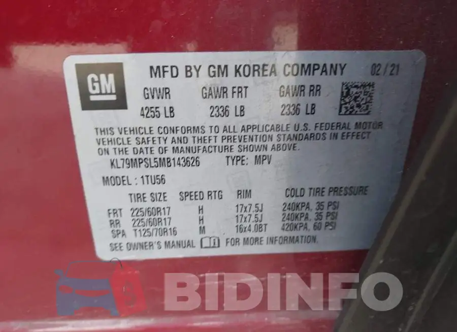 KL79MPSL5MB143626 Photo# 9