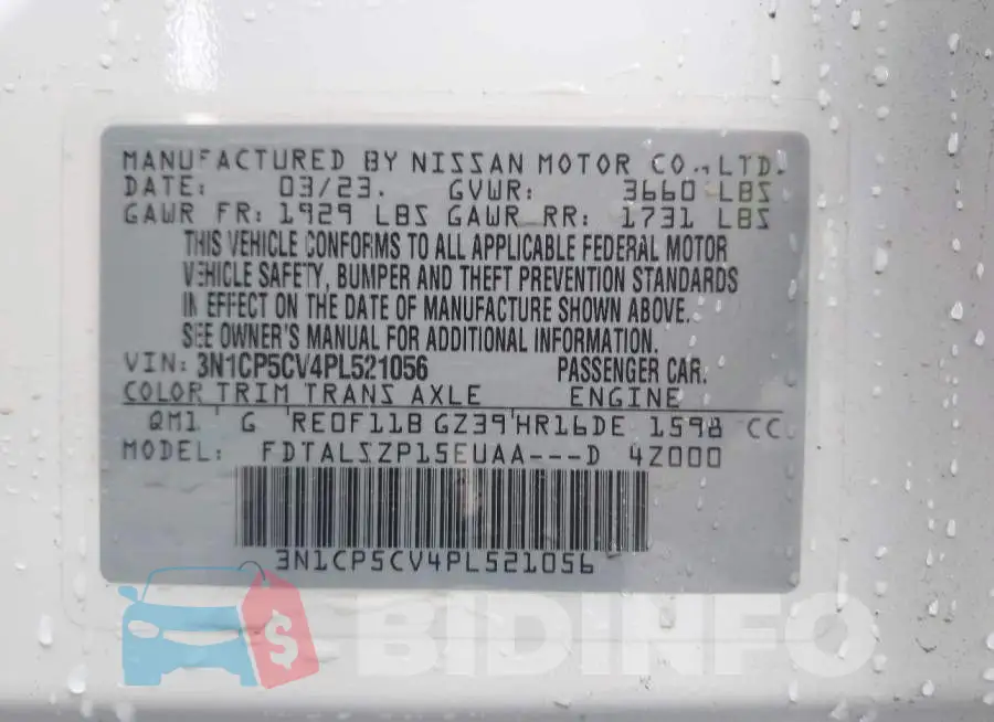 3N1CP5CV4PL521056 Photo# 9