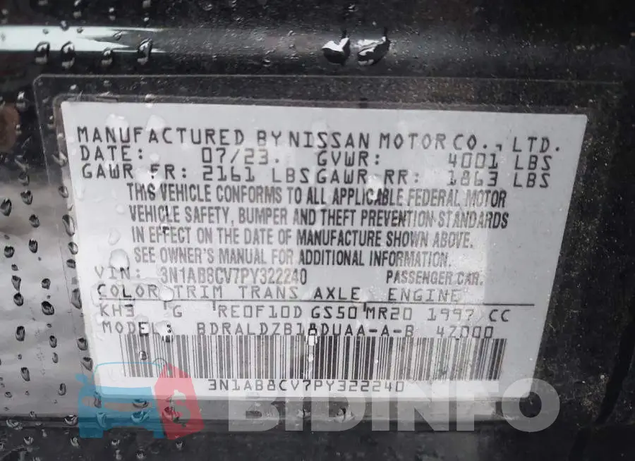 3N1AB8CV7PY322240 Photo# 9