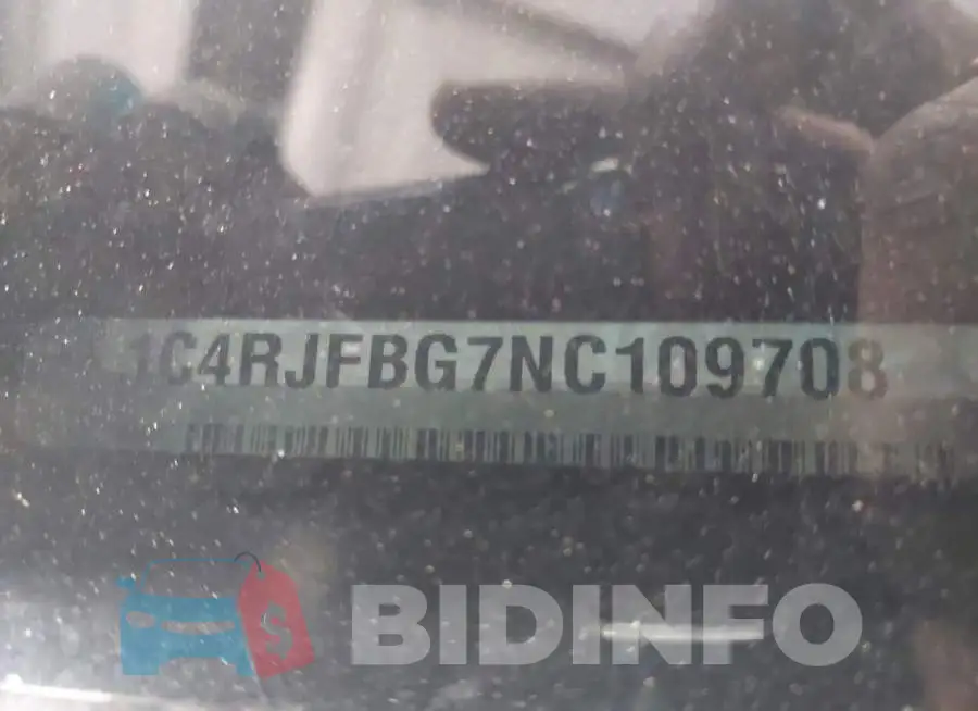 1C4RJFBG7NC109708 Photo# 9