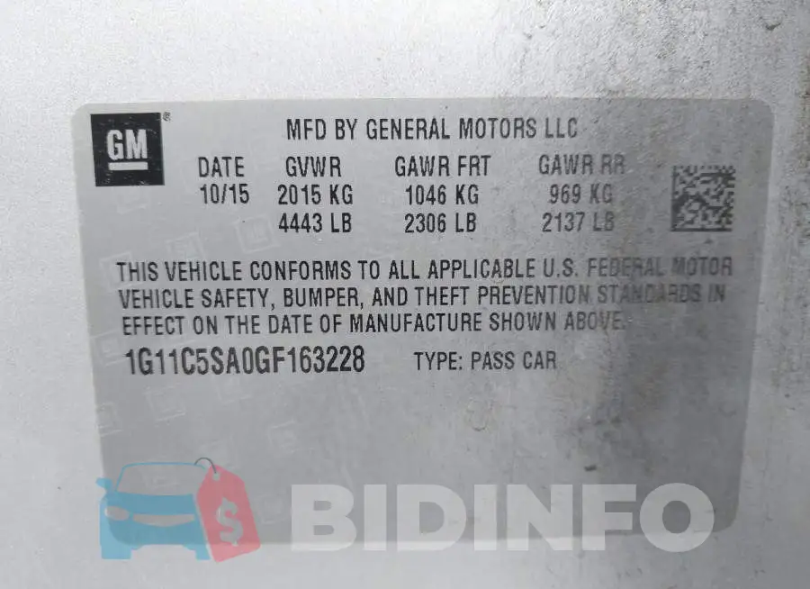 1G11C5SA0GF163228 Photo# 9