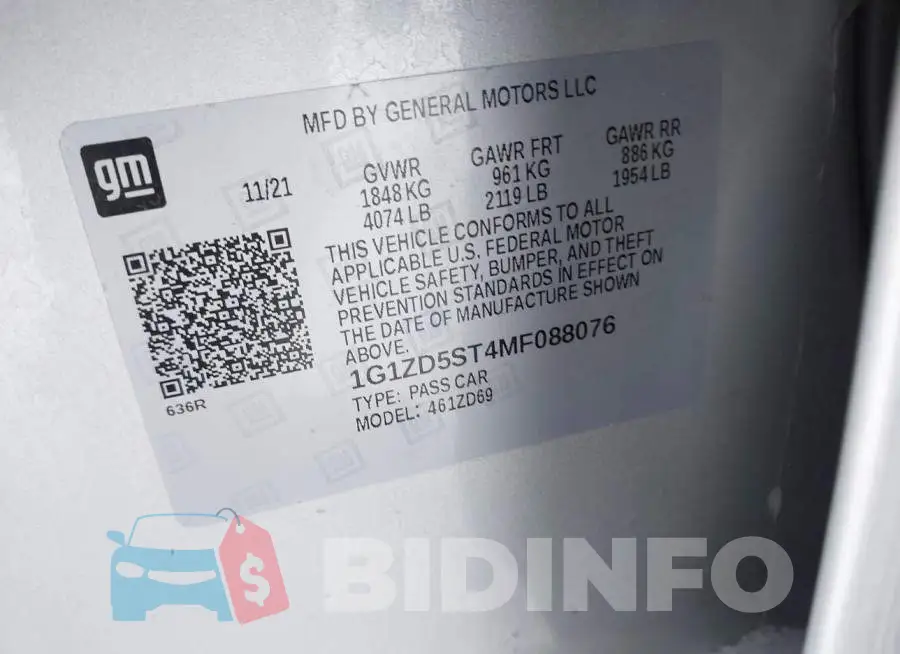 1G1ZD5ST4MF088076 Photo# 9