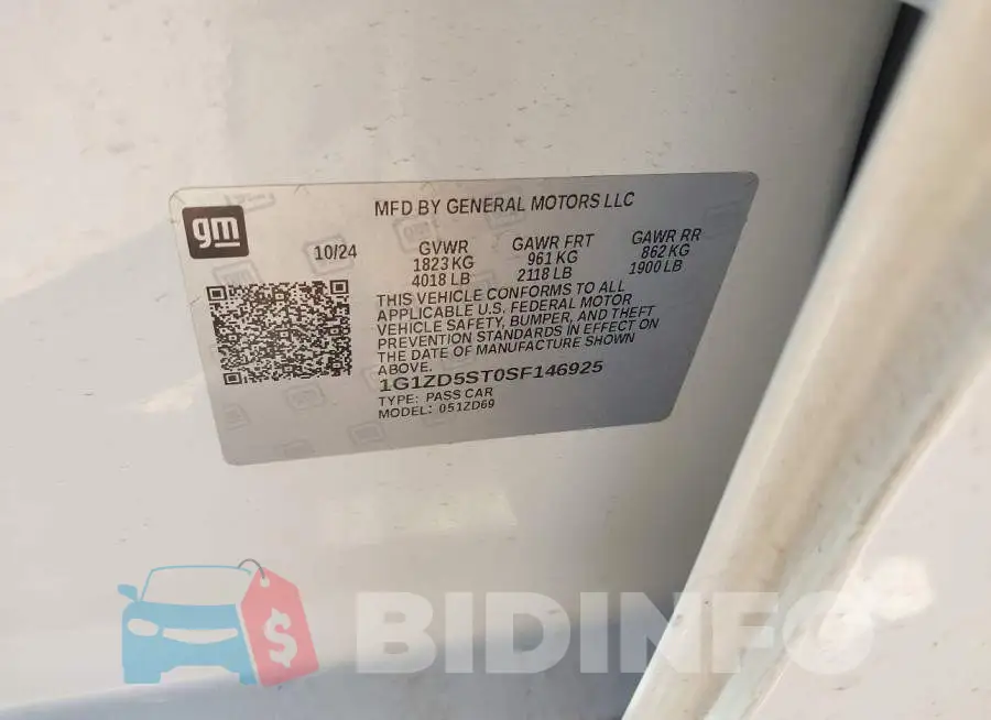 1G1ZD5ST0SF146925 Photo# 9