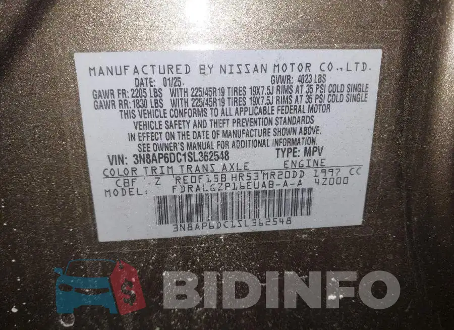 3N8AP6DC1SL362548 Photo# 9