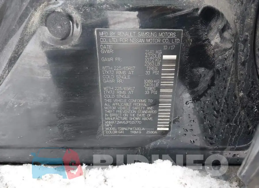 KNMAT2MV6JP515770 Photo# 9