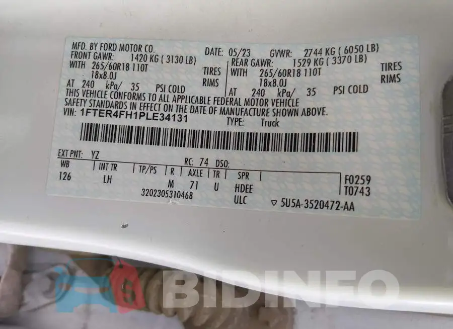 1FTER4FH1PLE34131 Photo# 9