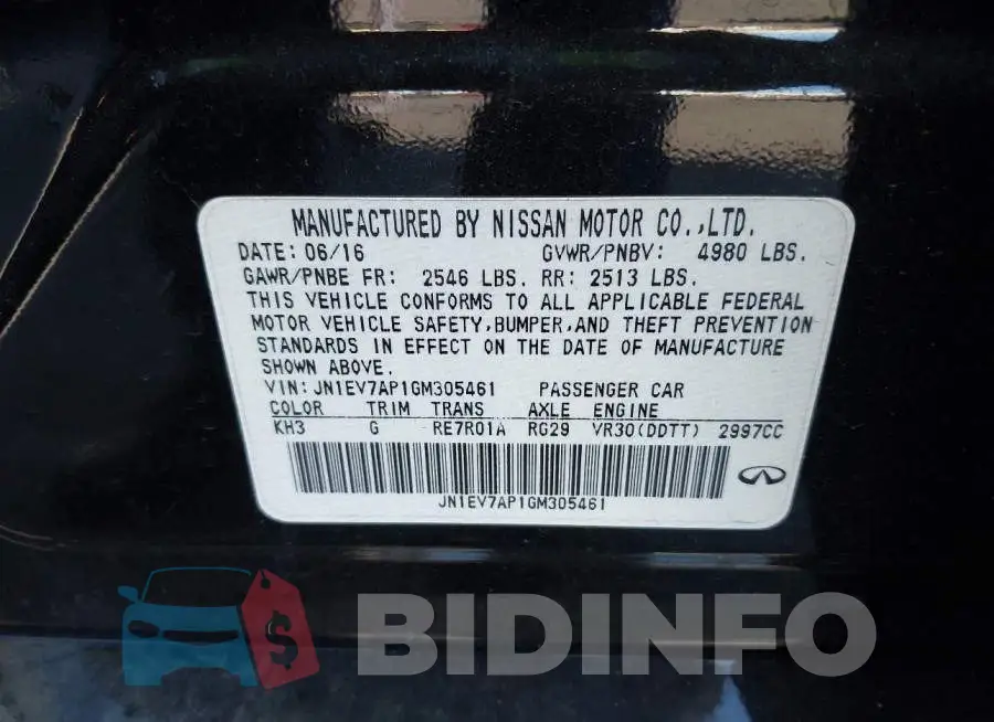 JN1EV7AP1GM305461 Photo# 9