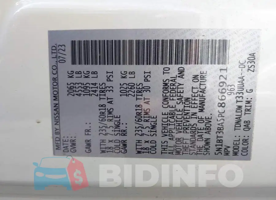 5N1BT3BA5PC866921 Photo# 9
