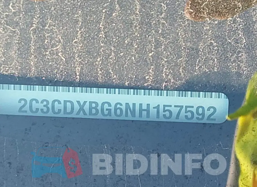 2C3CDXBG6NH157592 Photo# 9