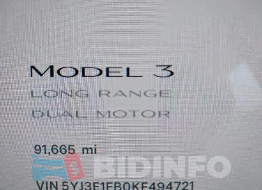 5YJ3E1EB0KF494721 Photo# 14