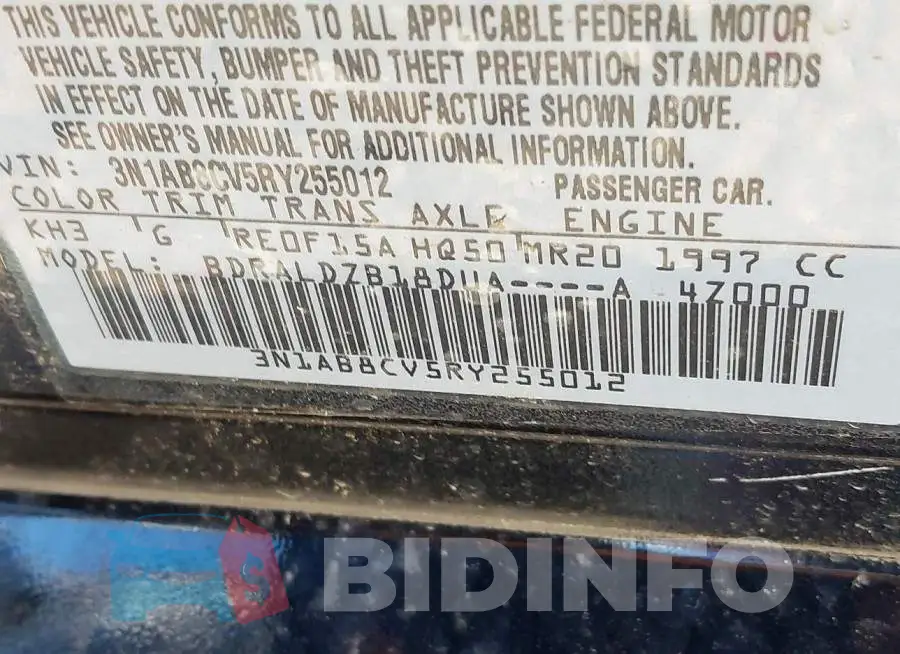 3N1AB8CV5RY255012 Photo# 9