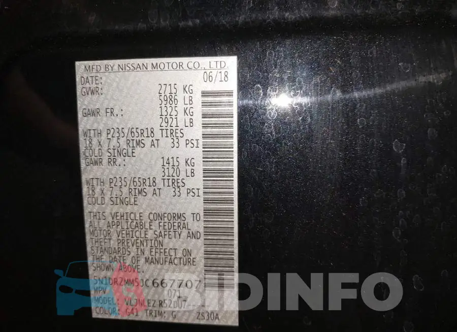 5N1DR2MM5JC667707 Photo# 9