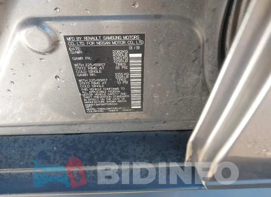 KNMAT2MT6KP535534 Photo# 9