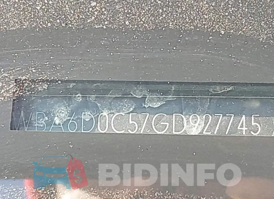 WBA6D0C57GD927745 Photo# 9