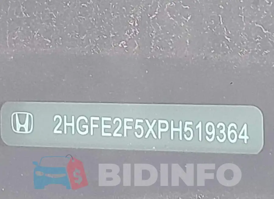 2HGFE2F5XPH519364 Photo# 18