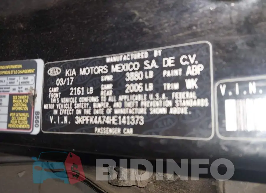 3KPFK4A74HE141373 Photo# 9