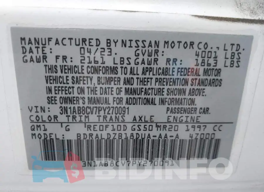 3N1AB8CV7PY270091 Photo# 9