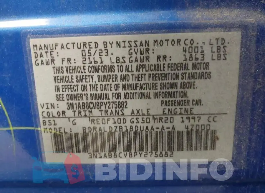 3N1AB8CV8PY275882 Photo# 9