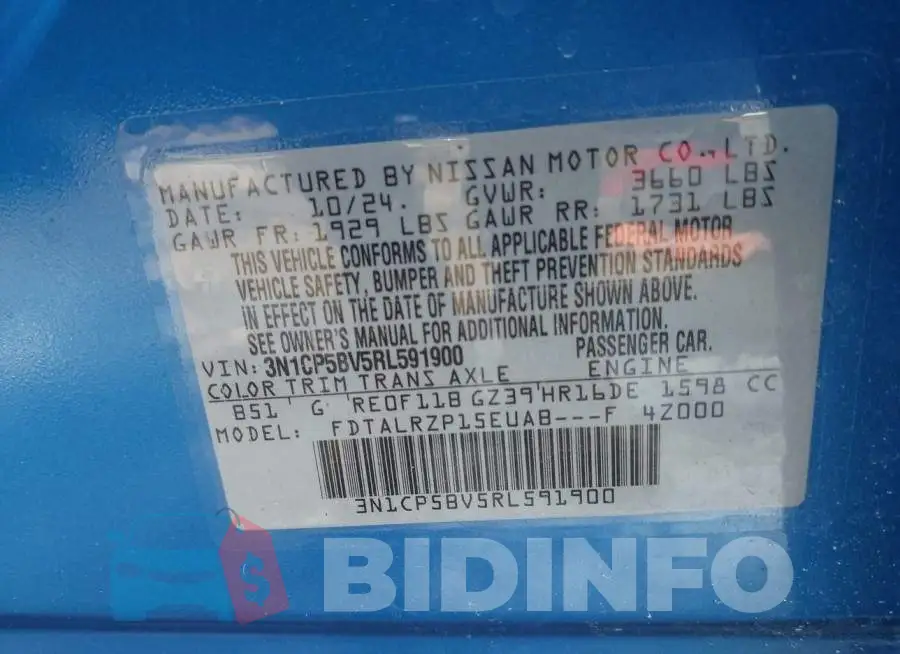 3N1CP5BV5RL591900 Photo# 9