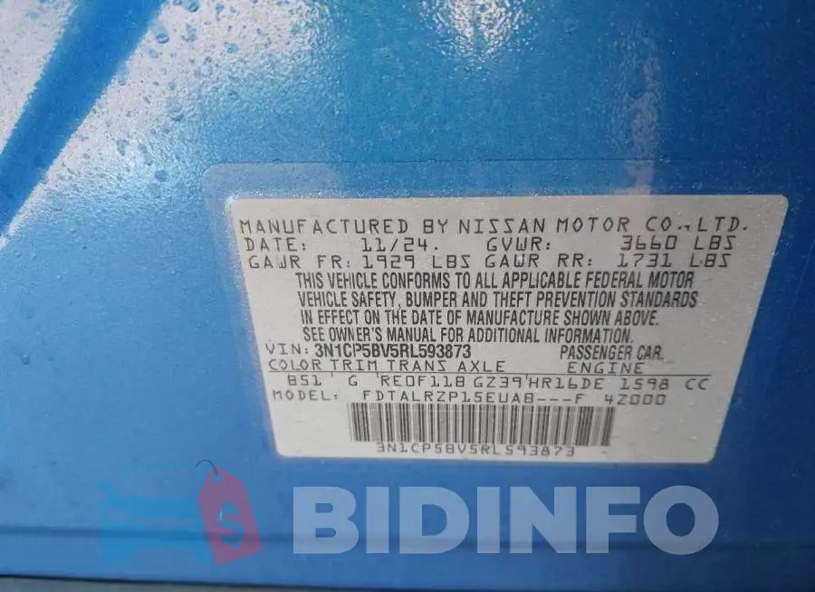 3N1CP5BV5RL593873 Photo# 9