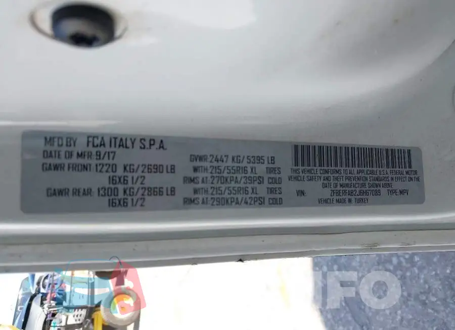 ZFBERFAB2J6H67089 Photo# 9