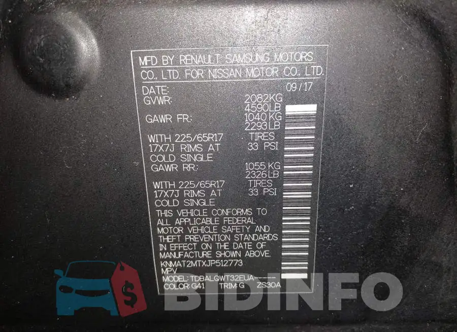 KNMAT2MTXJP512773 Photo# 9