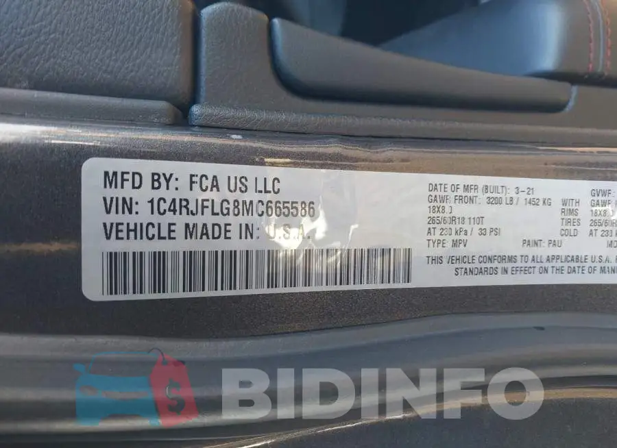1C4RJFLG8MC665586 Photo# 9