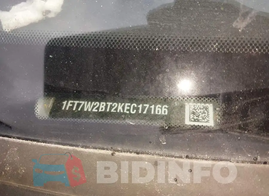 1FT7W2BT2KEC17166 Photo# 9