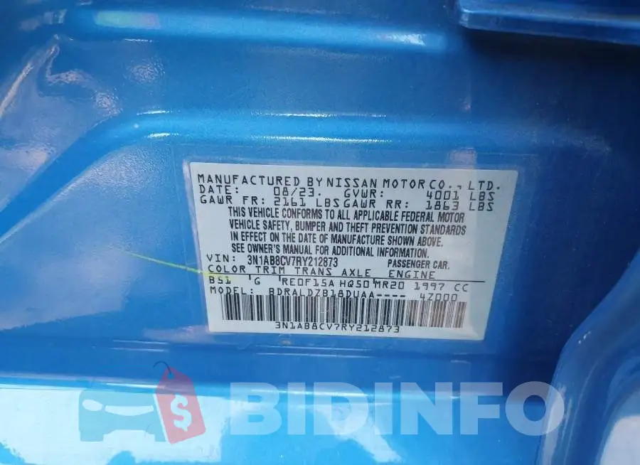 3N1AB8CV7RY212873 Photo# 9