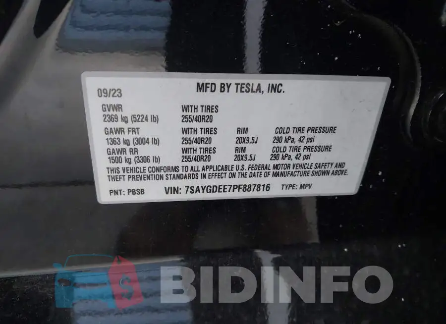 7SAYGDEE7PF887816 Photo# 9