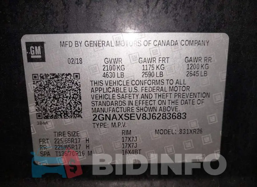 2GNAXSEV8J6283683 Photo# 9