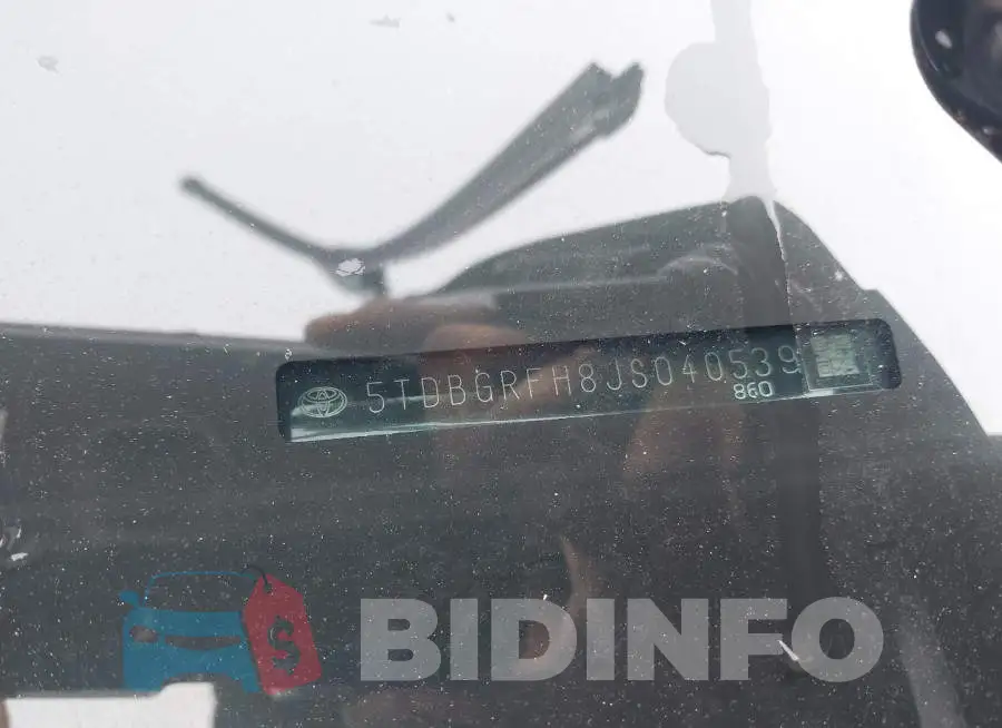 5TDBGRFH8JS040539 Photo# 9