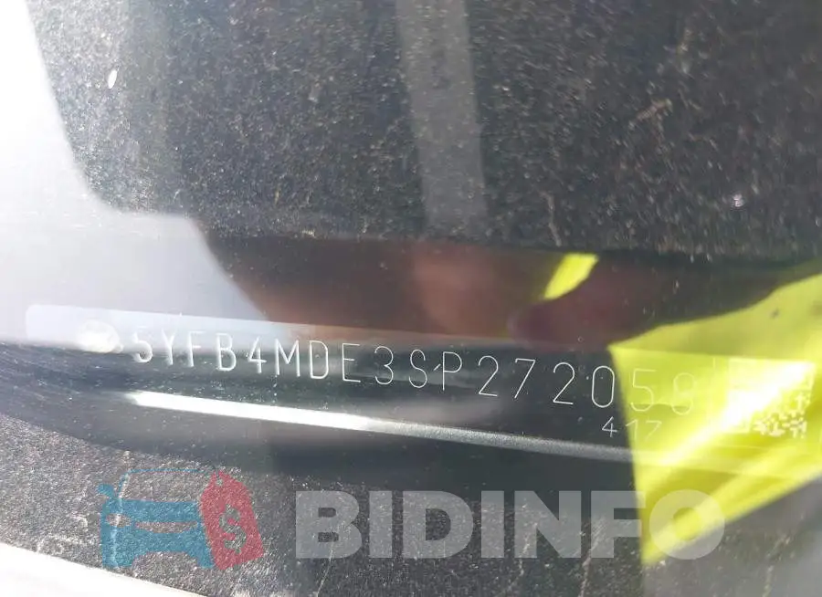 5YFB4MDE3SP272058 Photo# 9