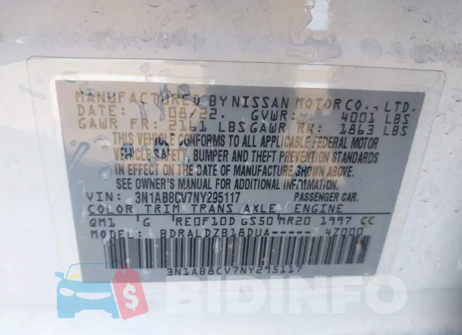 3N1AB8CV7NY295117 Photo# 9