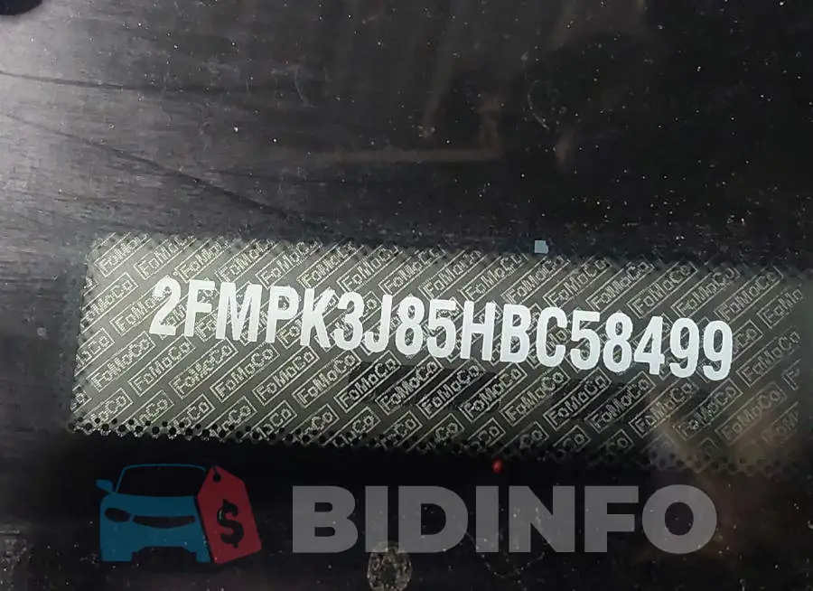 2FMPK3J85HBC58499 Photo# 9