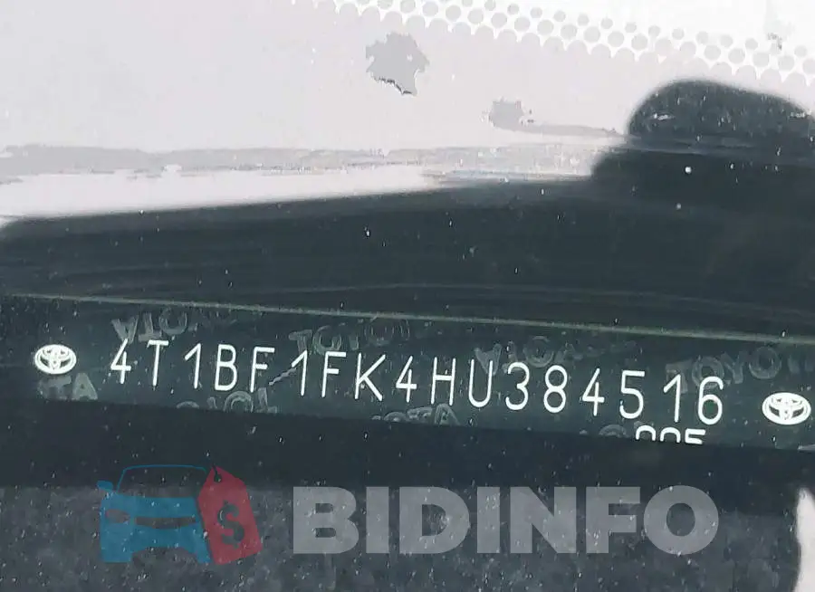 4T1BF1FK4HU384516 Photo# 9