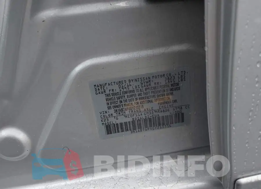 3N1AB7AP4GY215516 Photo# 9