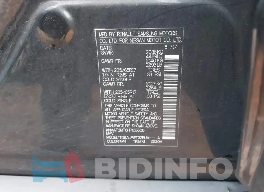 KNMAT2MT8HP616608 Photo# 9