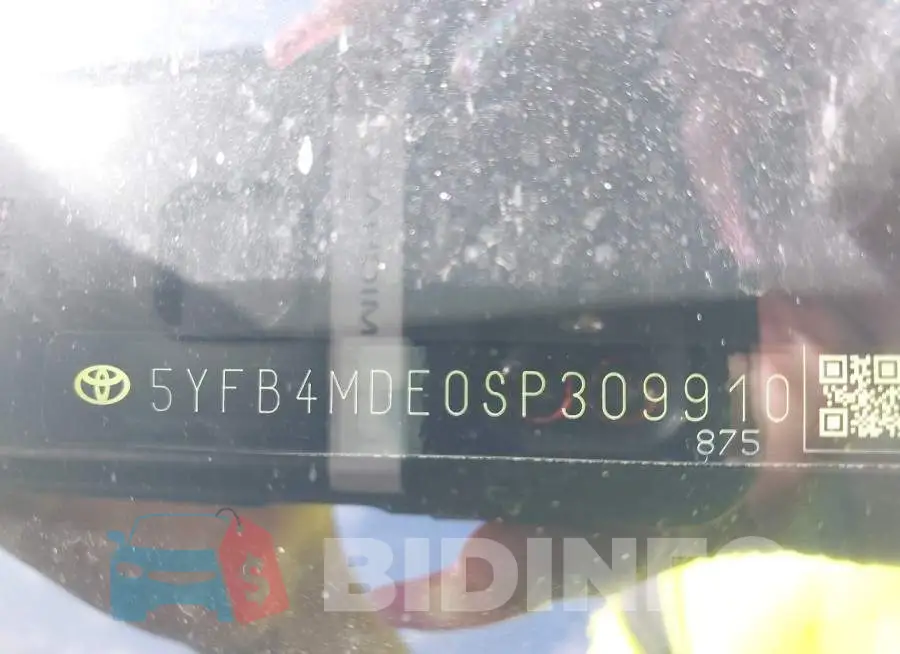 5YFB4MDE0SP309910 Photo# 9