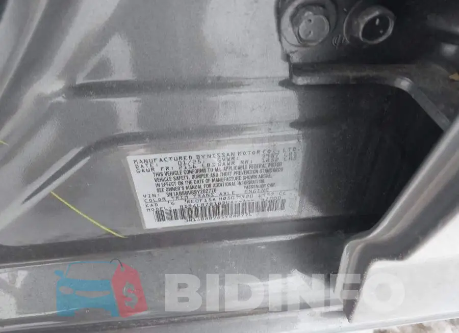 3N1AB8BV8SY282776 Photo# 9