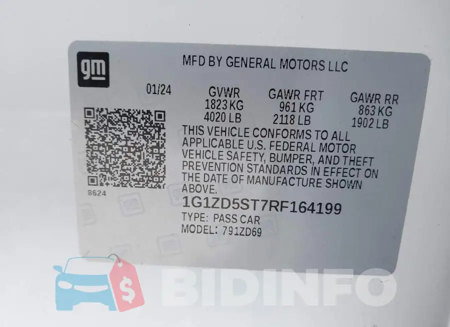 1G1ZD5ST7RF164199 Photo# 9