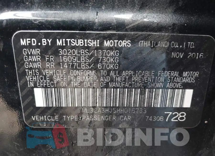 ML32A3HJ5HH016733 Photo# 9