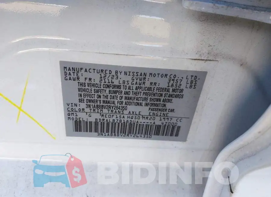 3N1AB8BV2RY264350 Photo# 9
