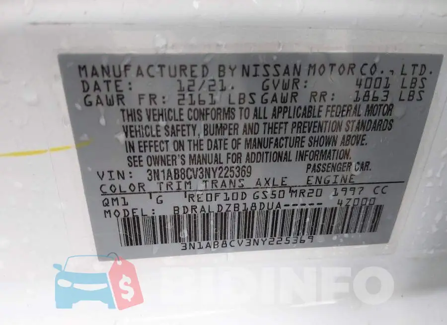 3N1AB8CV3NY225369 Photo# 9