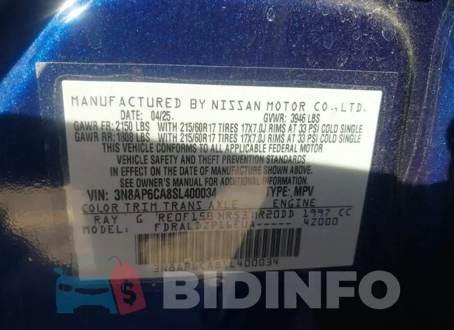 3N8AP6CA8SL400034 Photo# 9