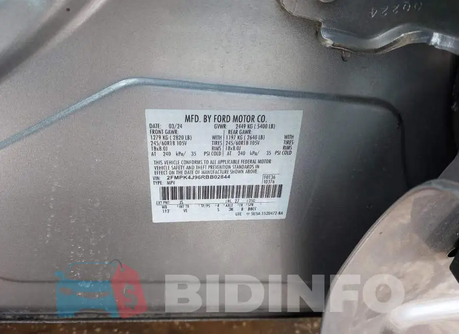 2FMPK4J96RBB02844 Photo# 9