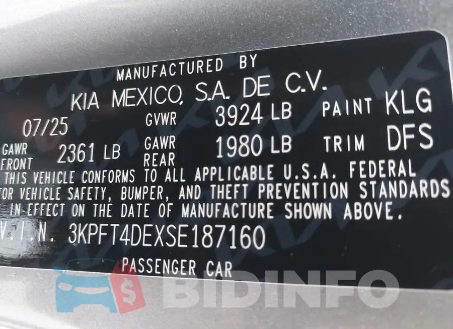 3KPFT4DEXSE187160 Photo# 9