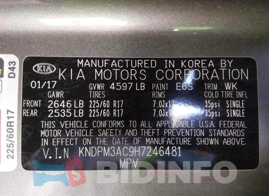 KNDPM3AC9H7246481 Photo# 9